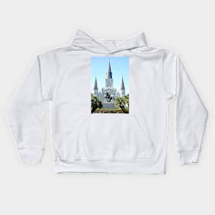 St. Louis Cathedral from Jackson Square Kids Hoodie